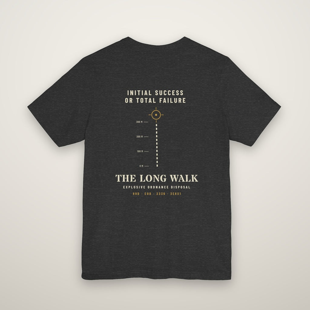 Back print: Initial Success or Total Failure, the long walk path, EOD job codes 89D, EOD, 2336, 3E8X1