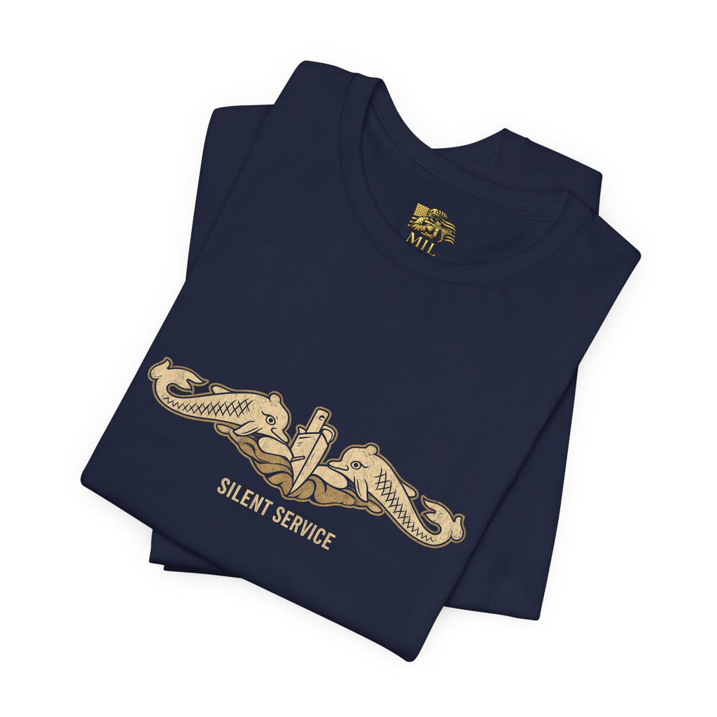 Submarine Dolphins Tee — Silent Service U.S. Navy Submariner T-Shirt