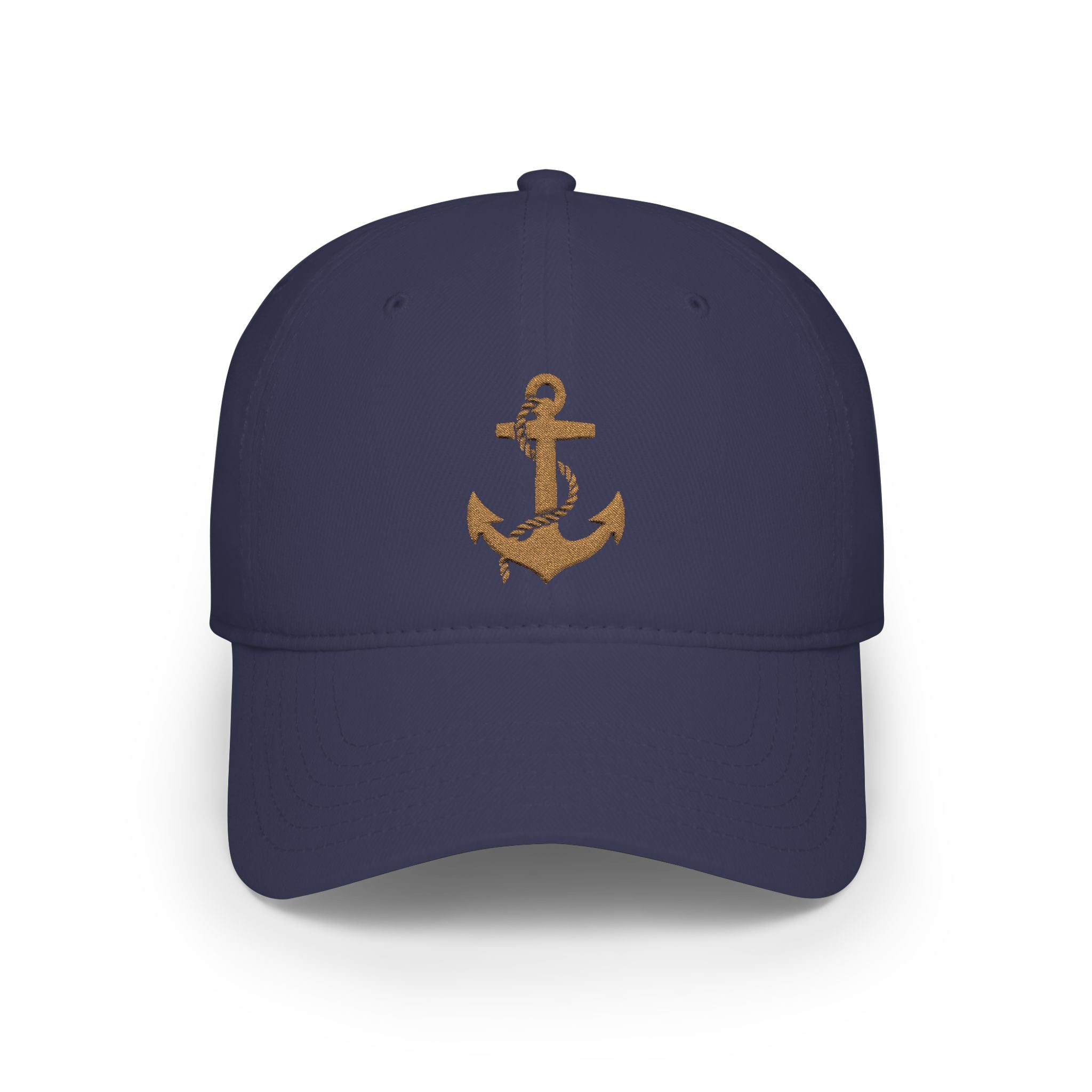 Navy Anchor Cap — Embroidered USN Adjustable Baseball Hat