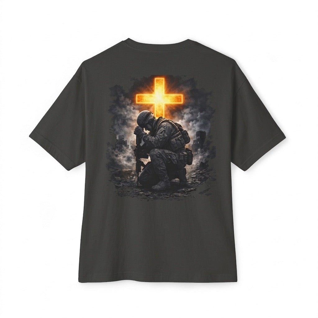 Here Am I "Send Me" Tee — Christian Warrior Isaiah 6:8 Faith T-Shirt