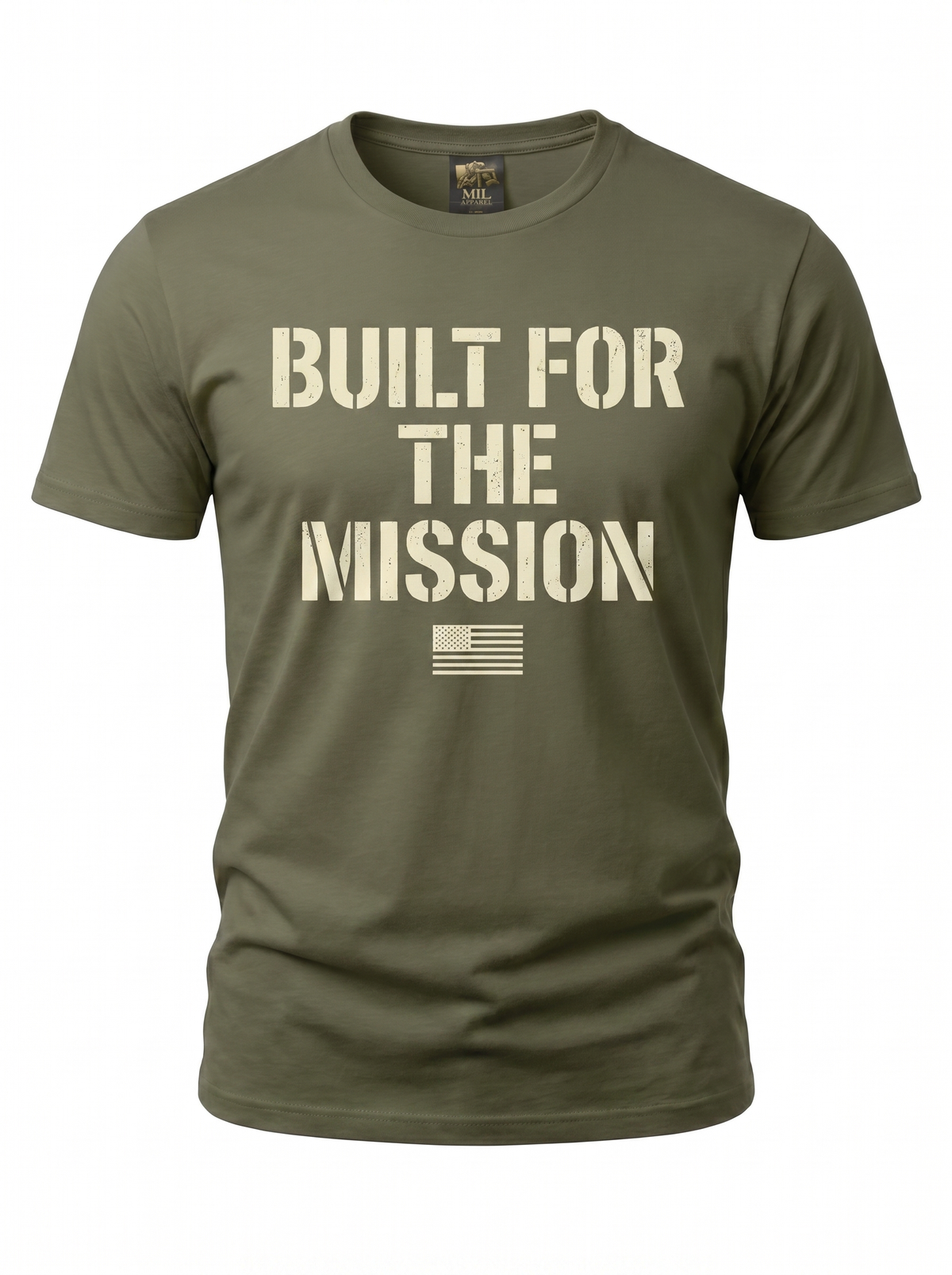 Built for the Mission Tee - ghost mannequin