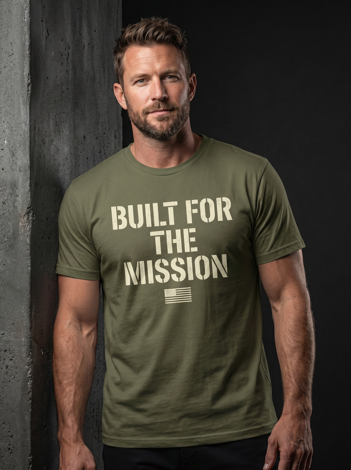 Built for the Mission Tee - on-model hero