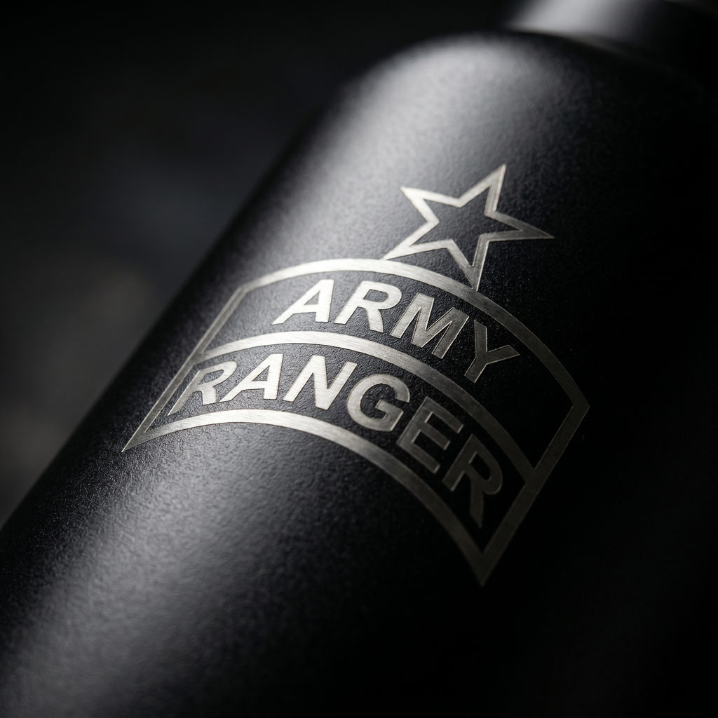 Army Ranger Water Bottle - detail