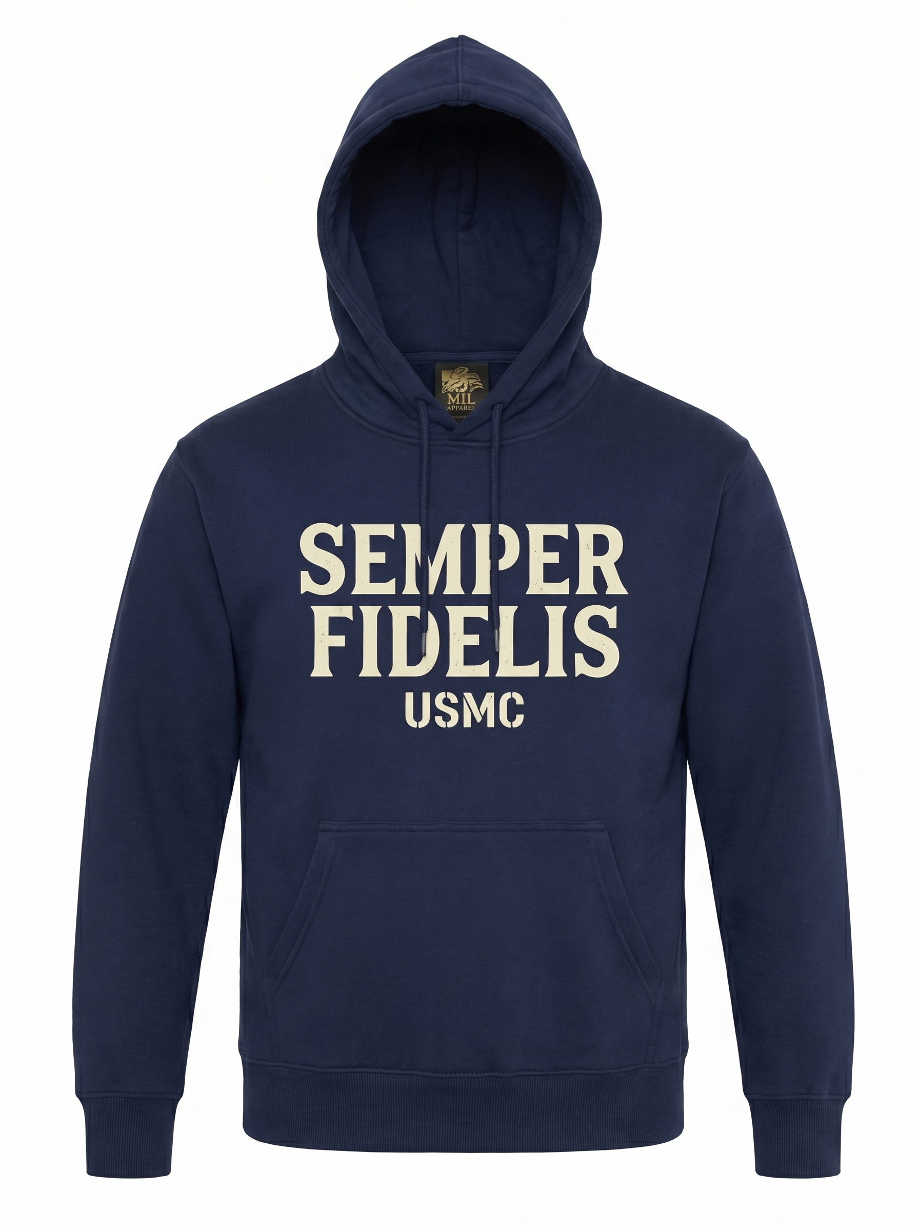 USMC Semper Fi Hoodie - ghost mannequin