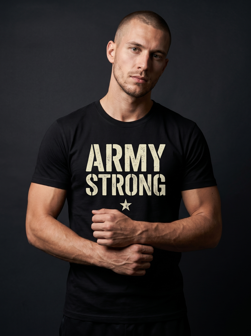 Army Strong Tee - on-model hero