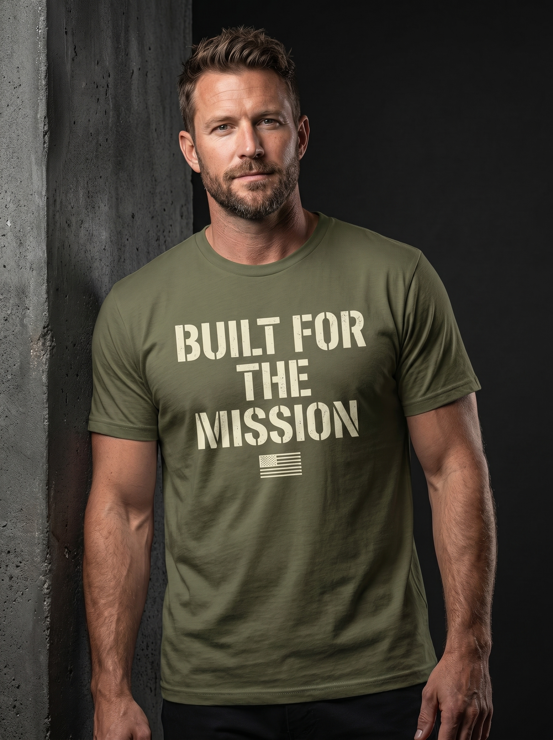 Built for the Mission Tee - on-model hero