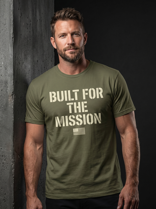 Built for the Mission Tee - on-model hero