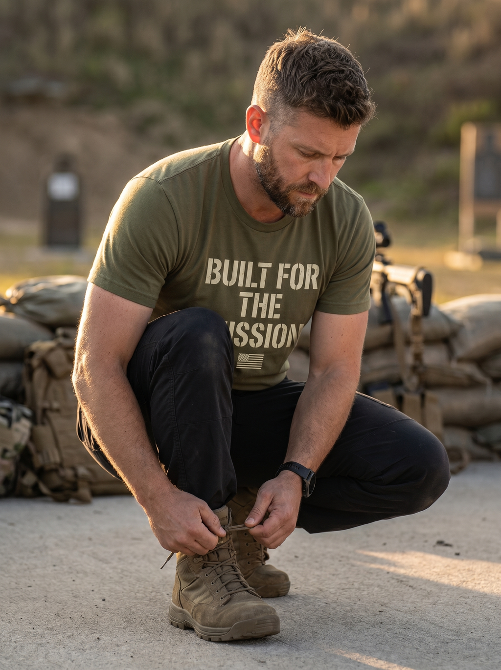 Built for the Mission Tee - lifestyle