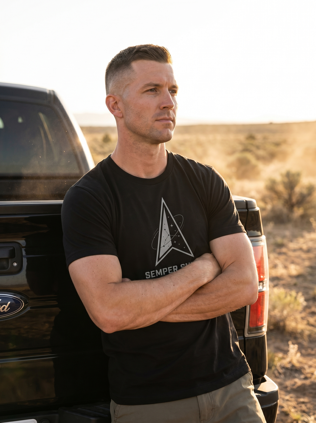 Space Force Delta Tee - lifestyle