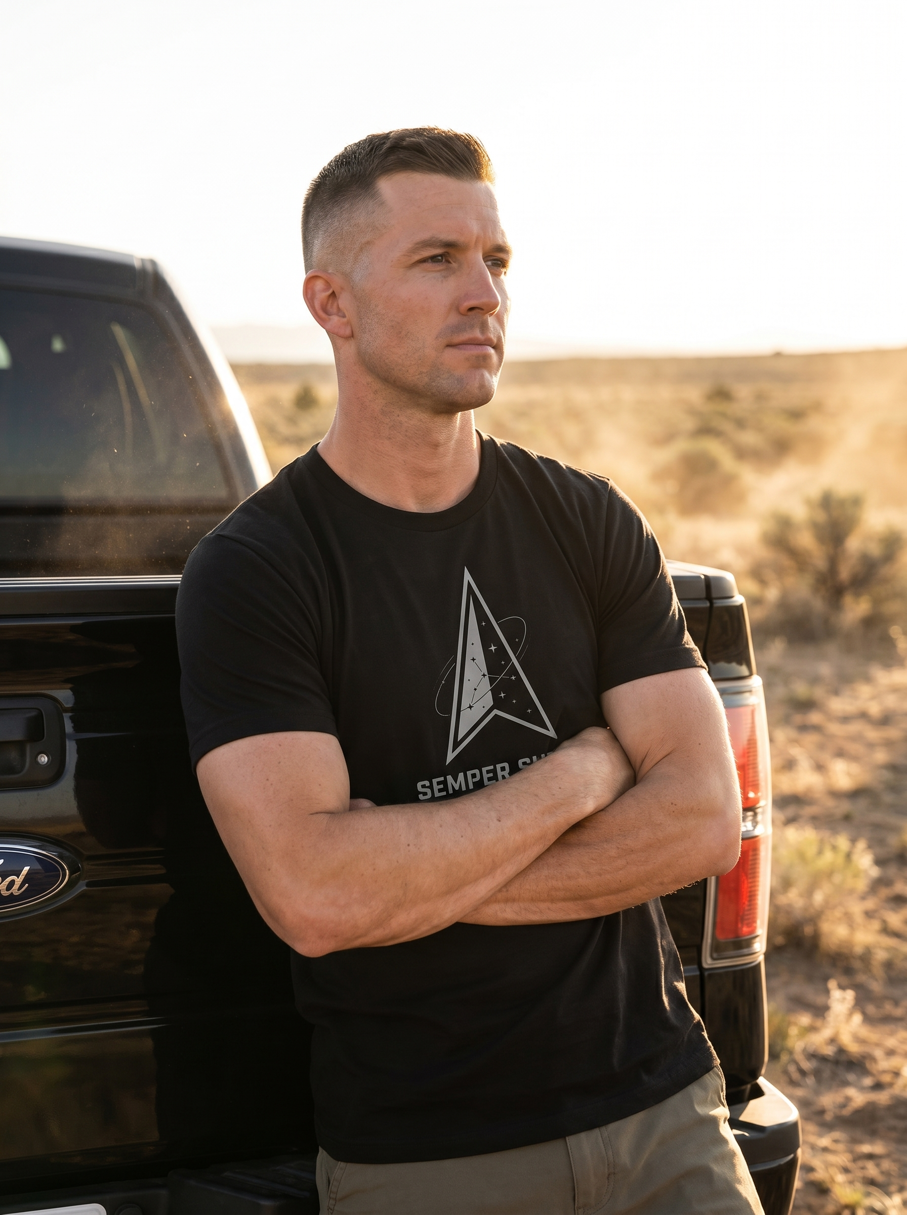 Space Force Delta Tee - lifestyle
