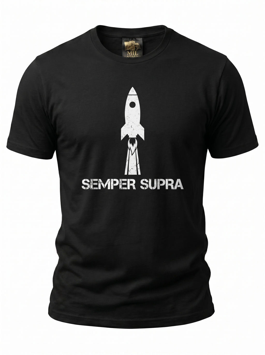 Space Force Rocket Launch Tee - ghost mannequin