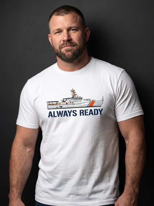Coast Guard Cutter Tee - on-model hero