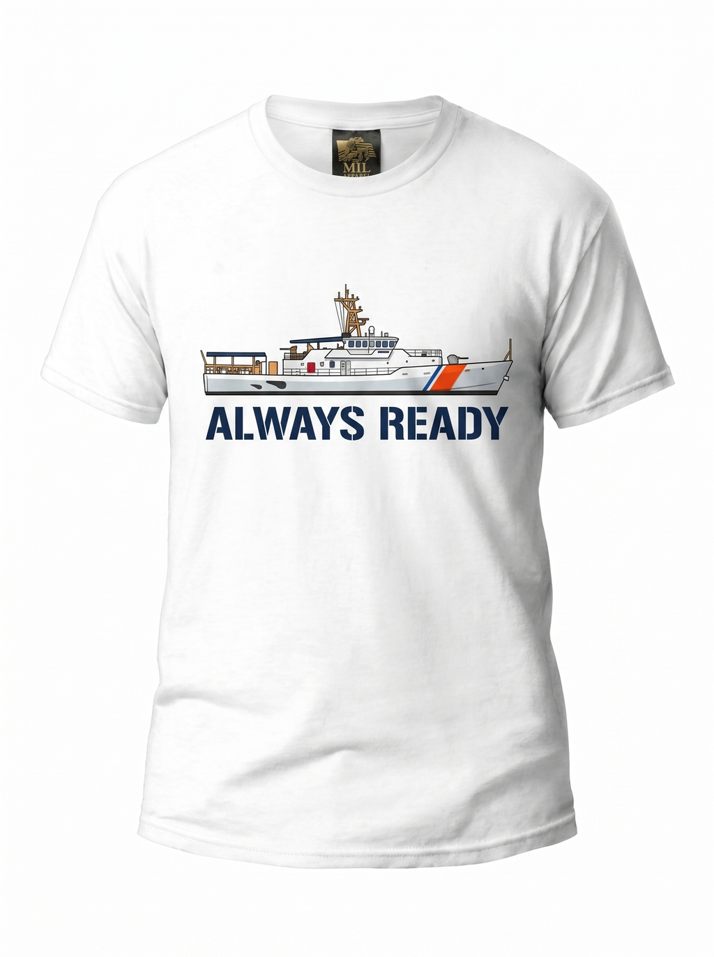 Coast Guard Cutter Tee - ghost mannequin