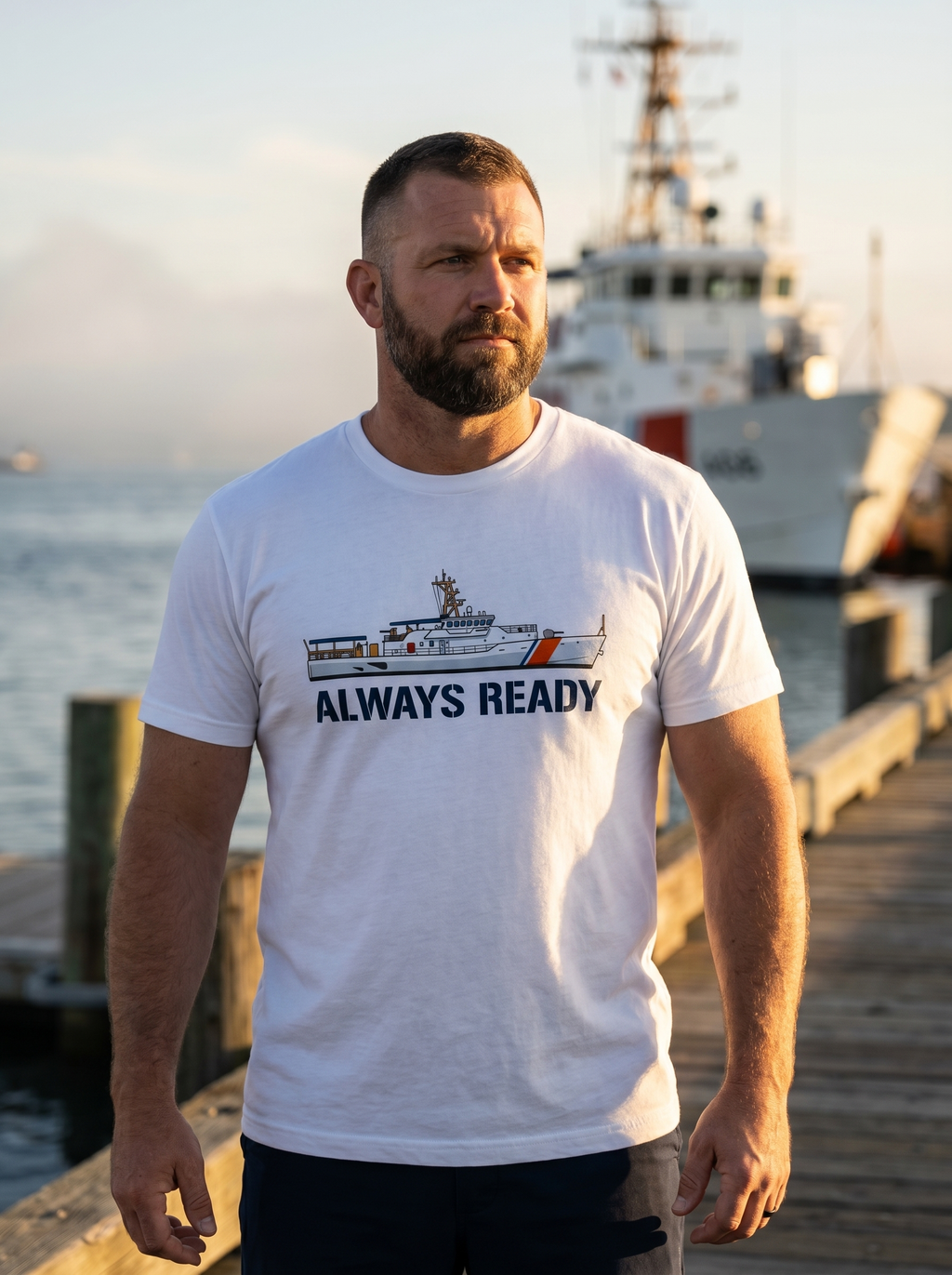 Coast Guard Cutter Tee - lifestyle