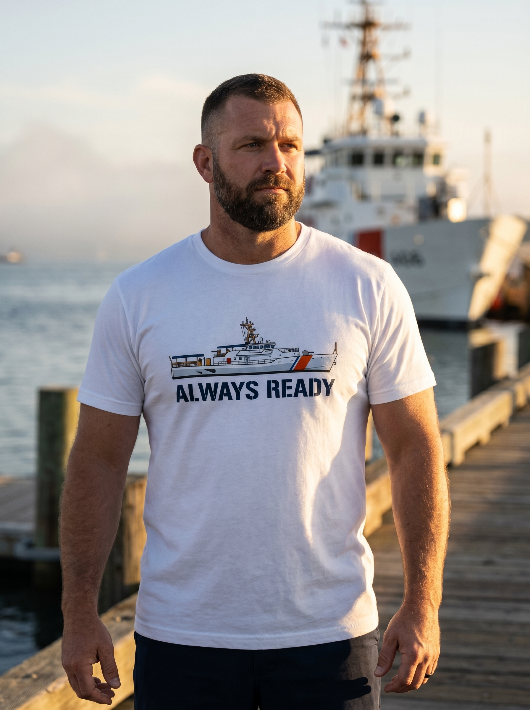 Coast Guard Cutter Tee - lifestyle