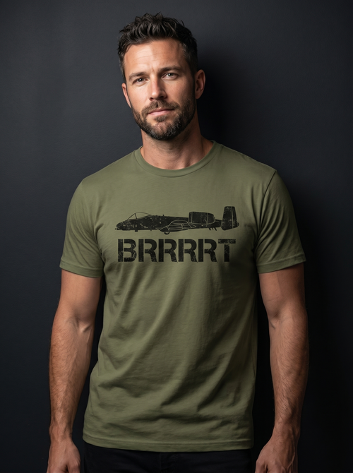 A-10 Warthog Tee - on-model hero