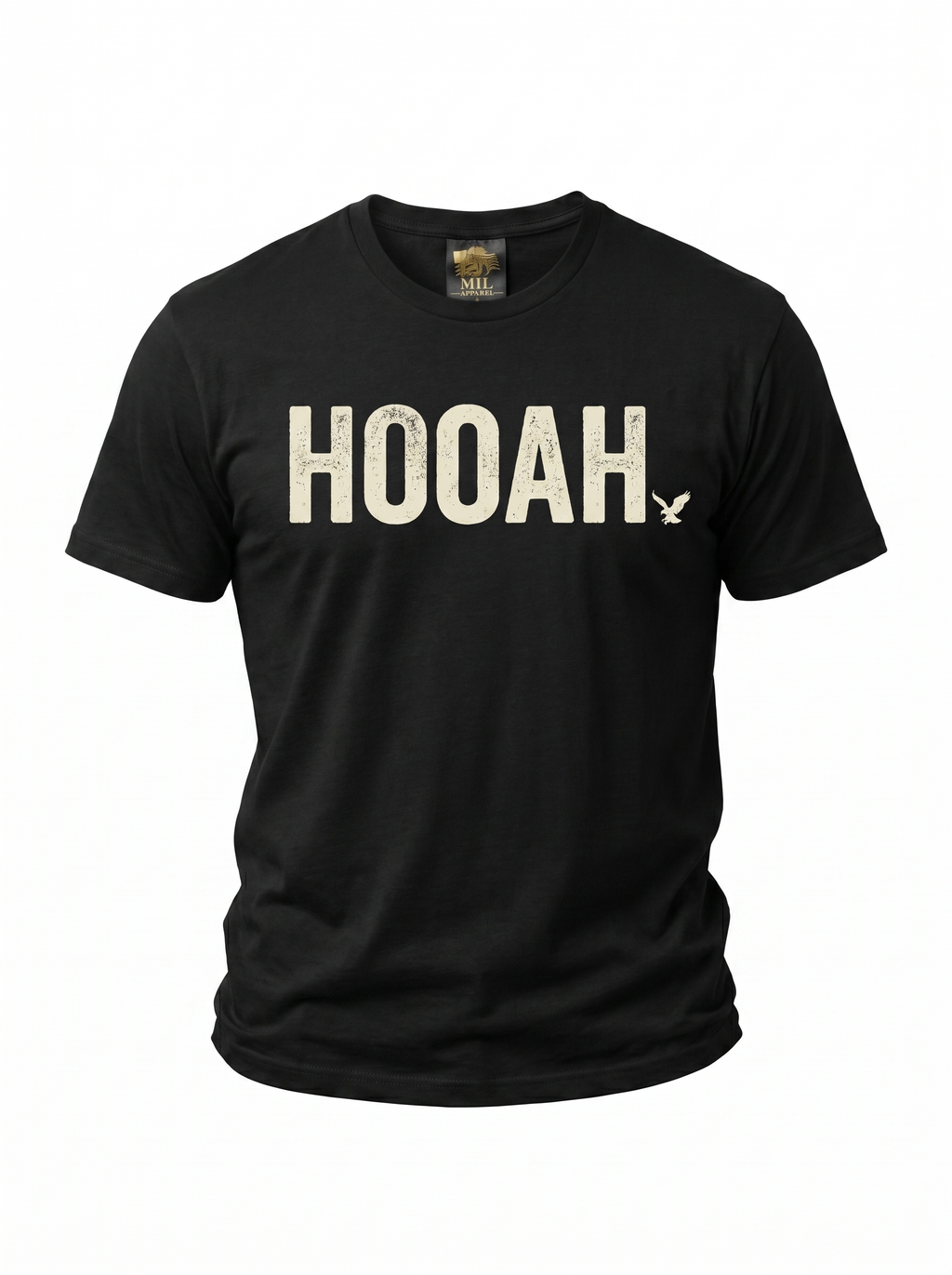 Hooah Tee - ghost mannequin