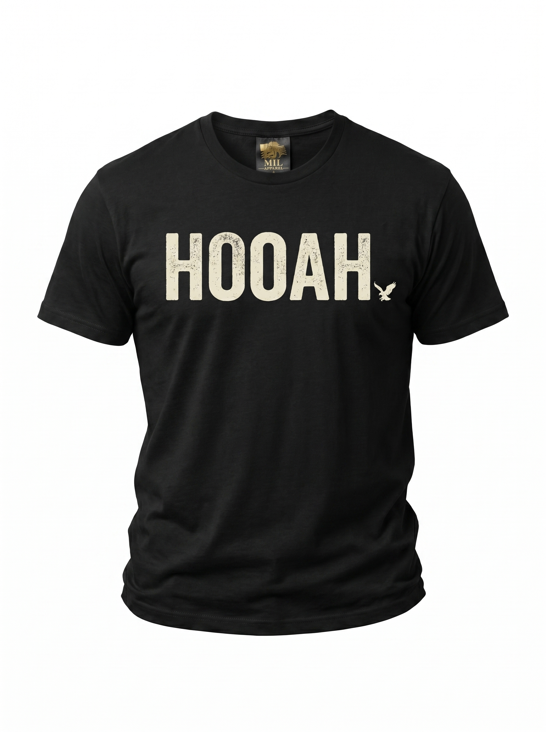 Hooah Tee - ghost mannequin