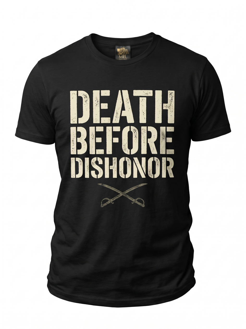 Death Before Dishonor Tee - ghost mannequin