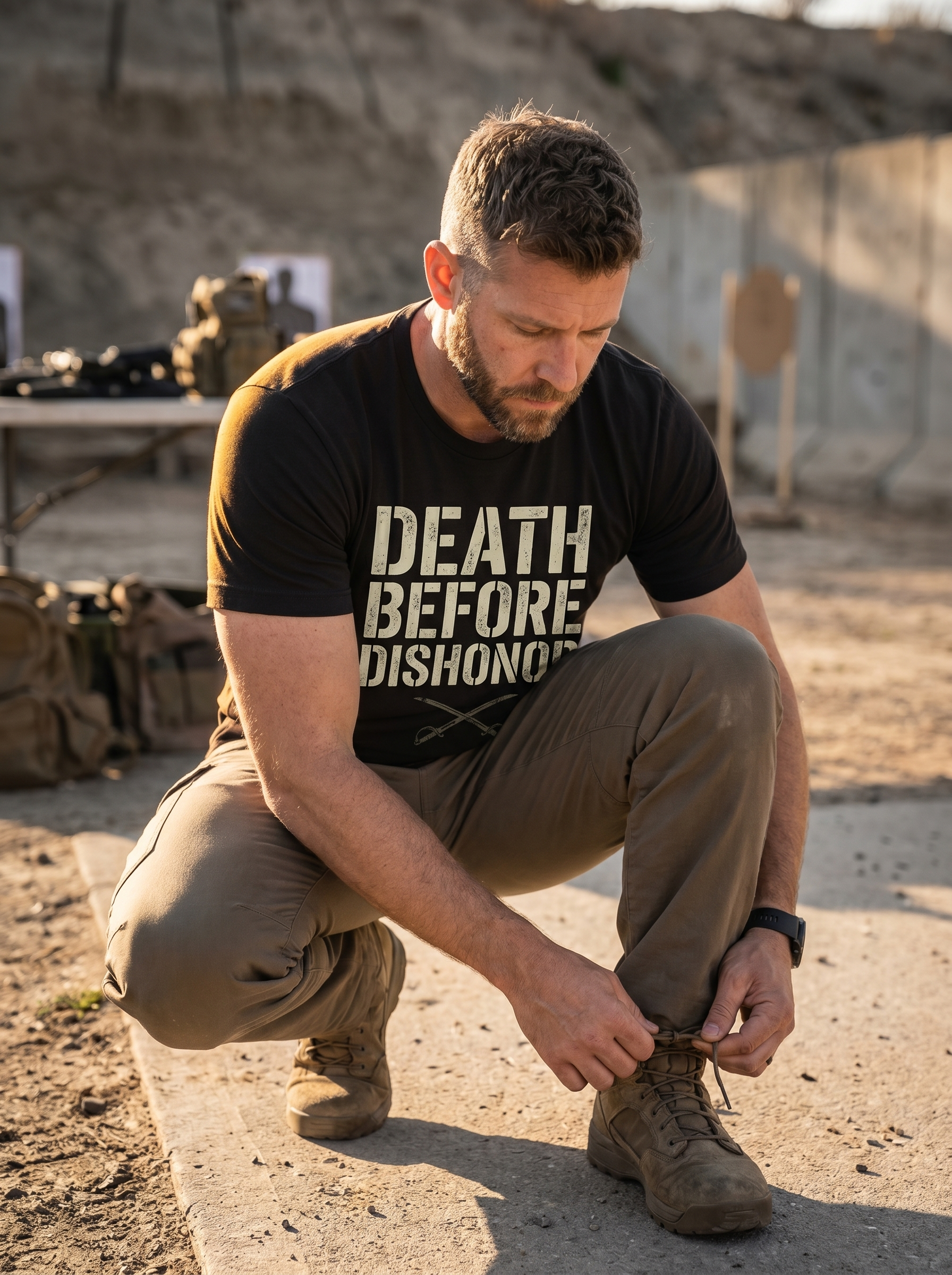 Death Before Dishonor Tee - lifestyle
