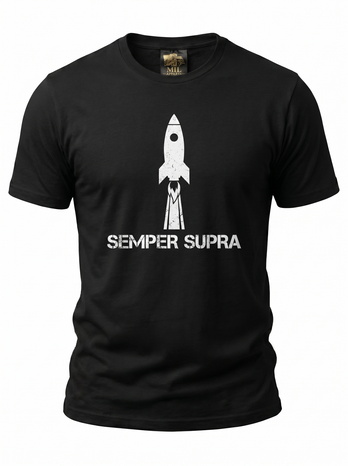 Space Force Rocket Launch Tee - ghost mannequin