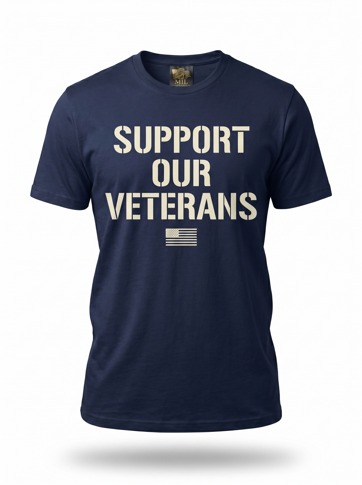 Support Our Veterans Tee - ghost mannequin