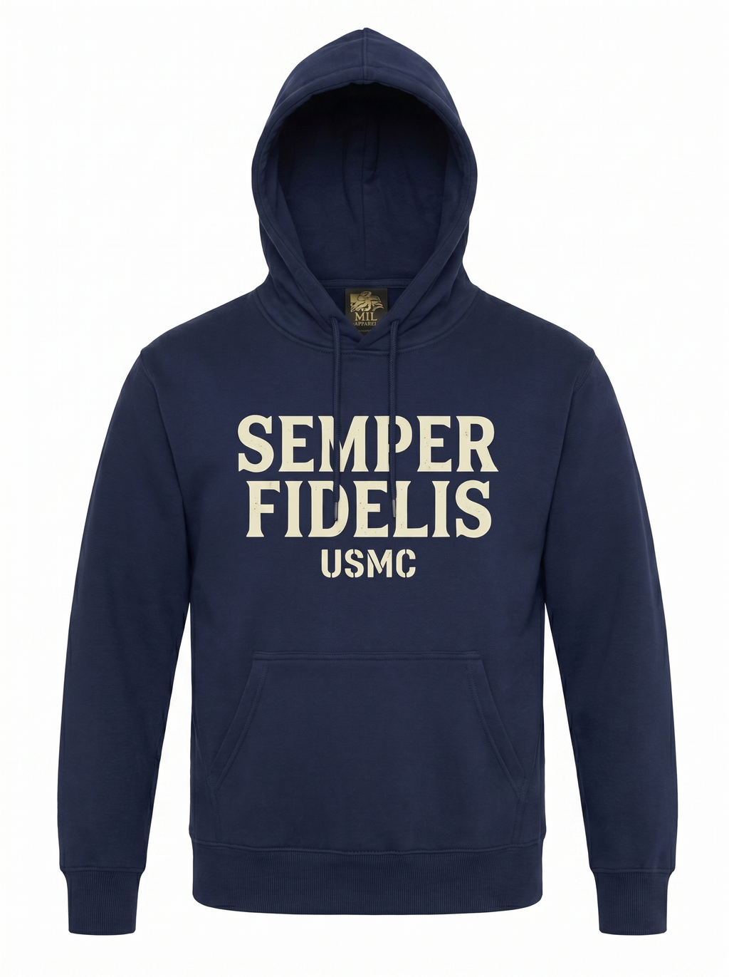 USMC Semper Fi Hoodie - ghost mannequin