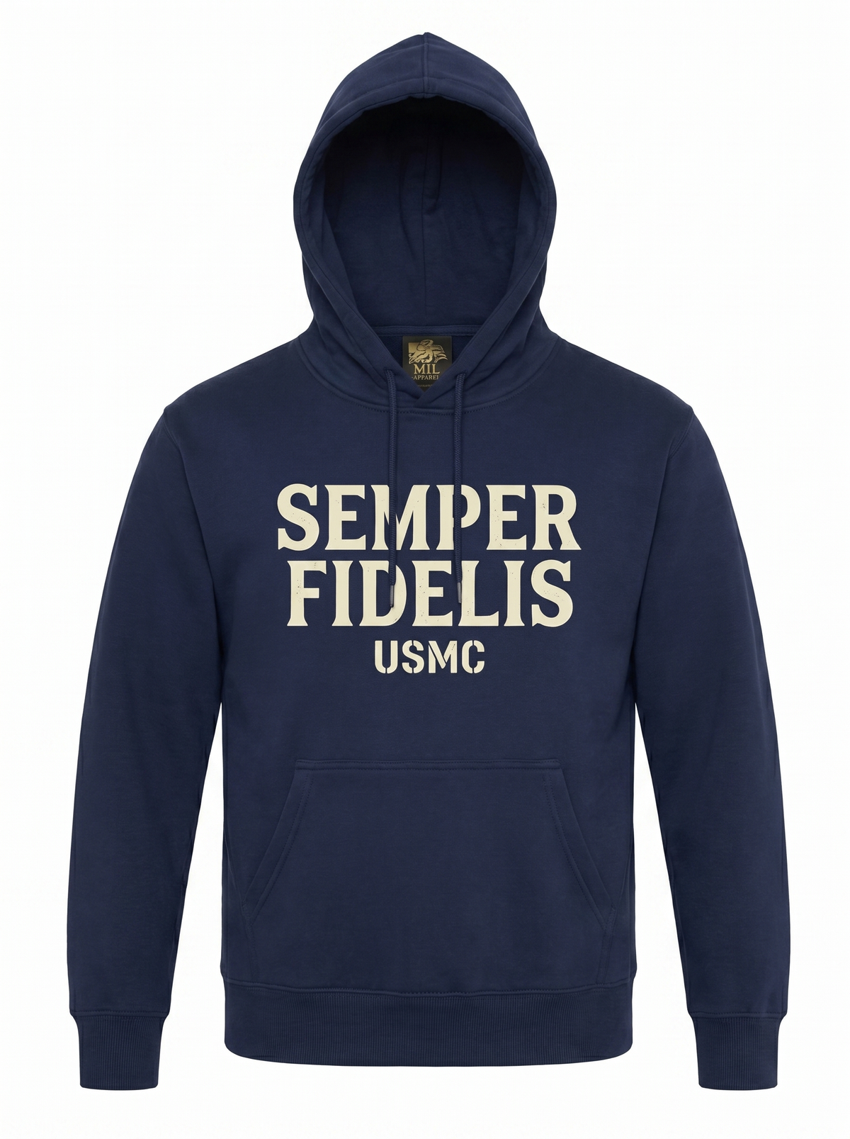 USMC Semper Fi Hoodie - ghost mannequin